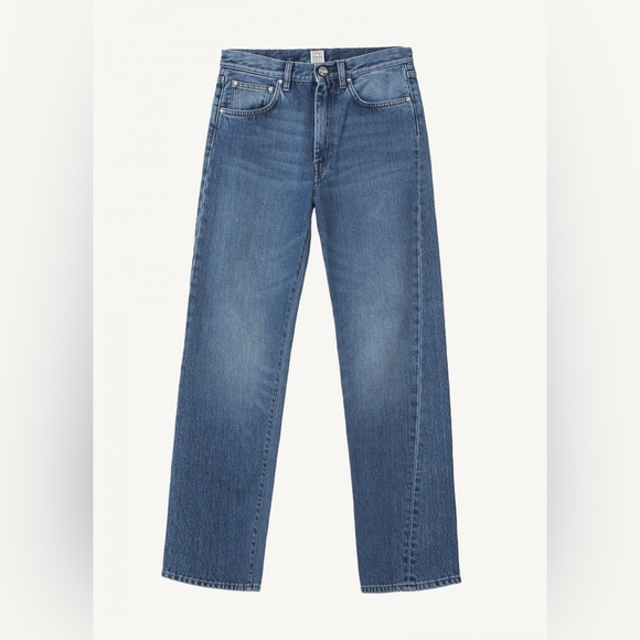 NEW: Toteme Twisted Seam Denim Jean - Size 28 - Picture 1 of 12